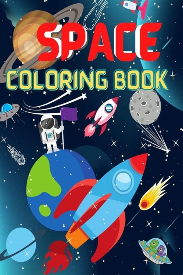 Space Colouring Book Set