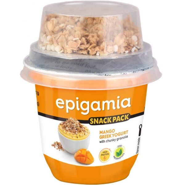 Epigamia Greek Yogurt Granola Mango 115GM