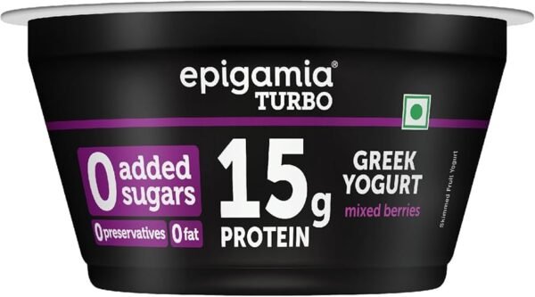 Epigamia Turbo Greek Yogurt Mixd Berries 140G