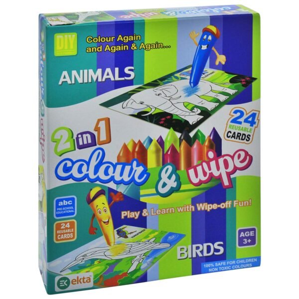 TOY 2in1 colour &wipe