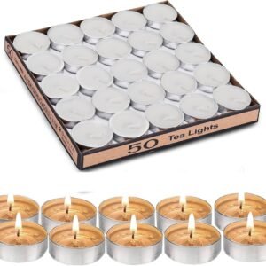 Candles Tealight Smokeless 50P
