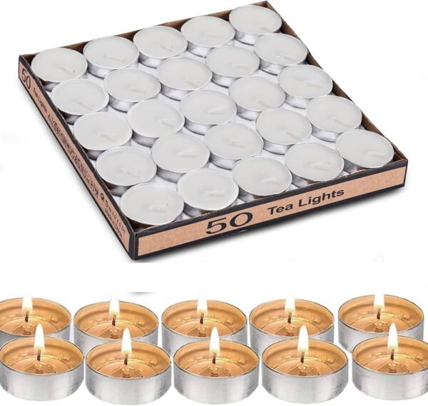 Candles Tealight Smokeless 50P