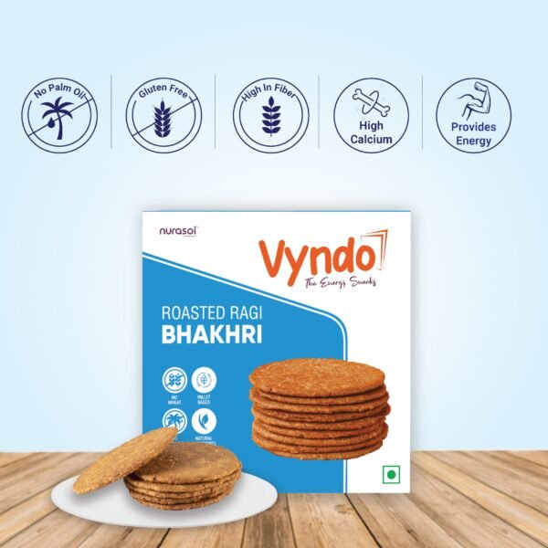 Vyndo Roasted Ragi Bhakhri 180G