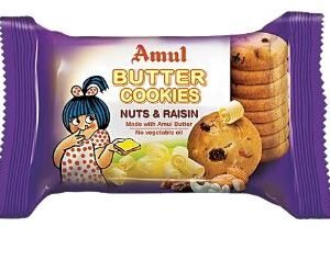 Amul Butter Cookies Nuts & Raisin 50 GM