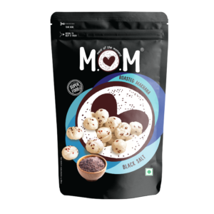 Mom Roasted Makhana Black Salt 64gms
