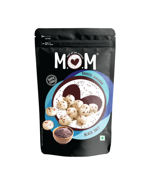 Mom Roasted Makhana Black Salt 64gms