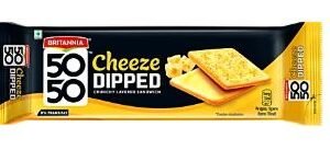 Britannia 50 50 Cheese Dipped !50gms