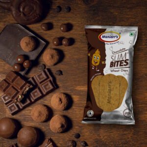 Maniarr's Chocolate Slim Bites Wheat Chips 24G