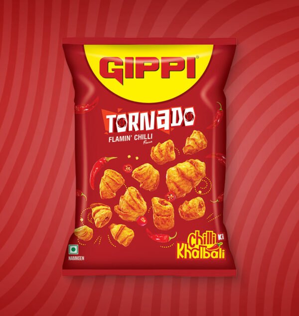 Gippi Tornado Flamin Chilli Flavour 48G