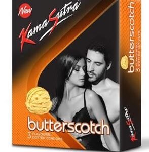 Kama Sutra Butterscotch Condoms 3N