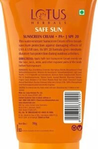 Lotus Herbal Safe Sun 50G