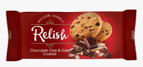 Relish Choclate Chip & Oats Cookies 42G