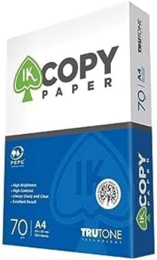 IK Copy Paper Copier Paper 70 GSM 500 PCS