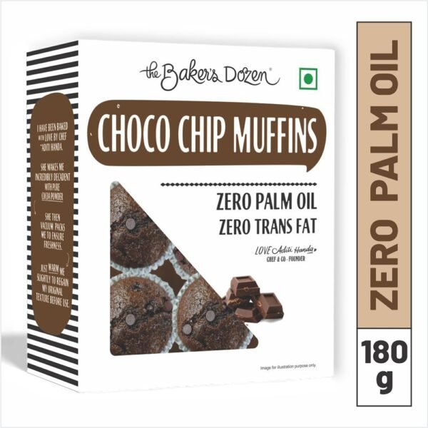 Baker's Dozen Choco Chip Muffins 180G