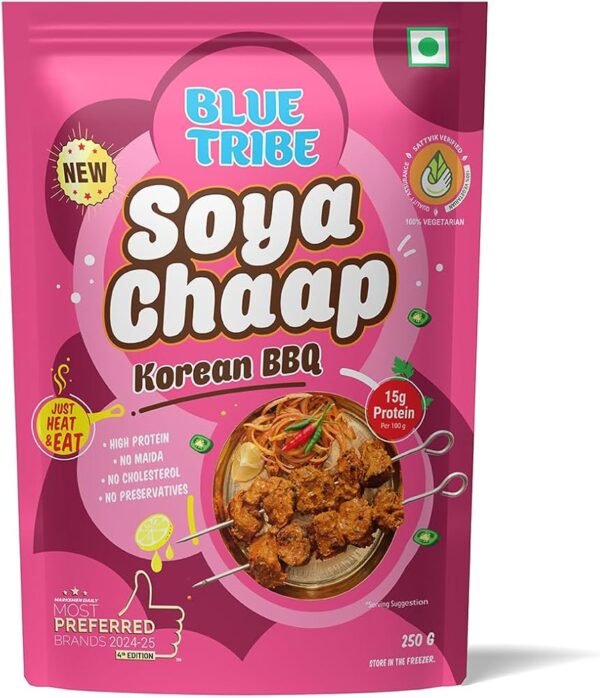 Blue Tribe Soya Chaap Korean BBQ 250 GM