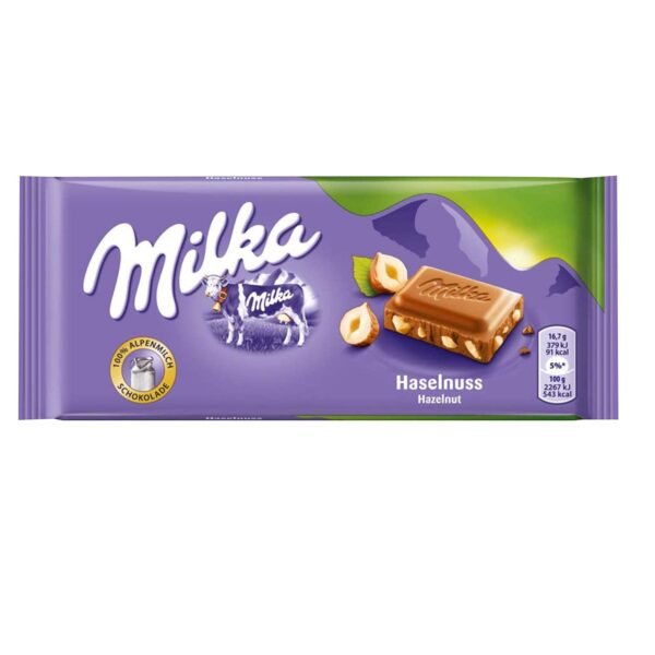 Milka Broken Hazelnut 100G