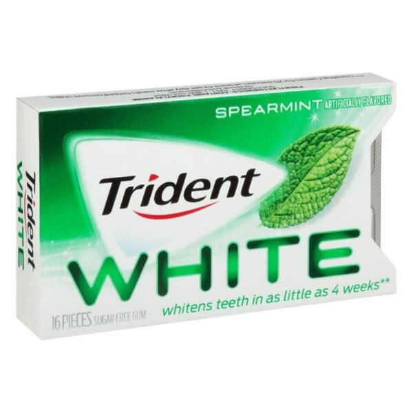 Trident White Spearmint Artifical Flavour 16 Pcs