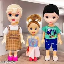 Toy Family No 1 Set of 3Dolls