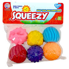 Toy Squeezy Balls Set of 6