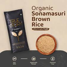 True Story Organic Sonamasauri Brown Rice 1KG