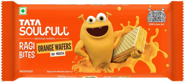 TATA Soulfull Orange Waffers 50 G