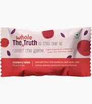 THE WHOLE TRUTH  CRANBERRY RAISIN PROTIEN BAR